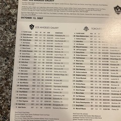 2007 L. A. Galaxy Team Signed 11×8.5 Photo W/ David Beckham Signature. + More.