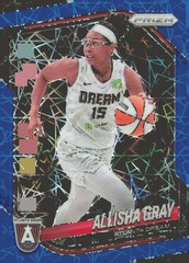 2025 Panini Prizm WNBA #16 Allisha Gray Blue Velocity Prizms
