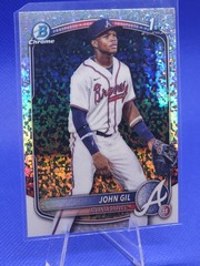 2025 Bowman Chrome – Prospects John Gil, John Gil #BCP-172 Speckle Refractor…
