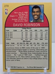 1990-91 NBA Properties – David Robinson #270