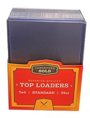 (4000) 3X4 PREMIUM CBG BASEBALL TRADING CARD PLASTIC TOPLOAD TOPLOADERS