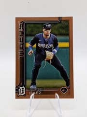 2025 Topps Series 2- #545 Javier Baez Gold Parallel /2025 Detroit Tigers