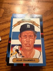 1988 Donruss – Diamond Kings Alan Trammell #4 Tigers HOF
