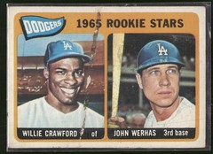 #453 Dodgers 1965 Rookie Stars (Willie Crawford / John Werhas) RS, RC 1965 Topps