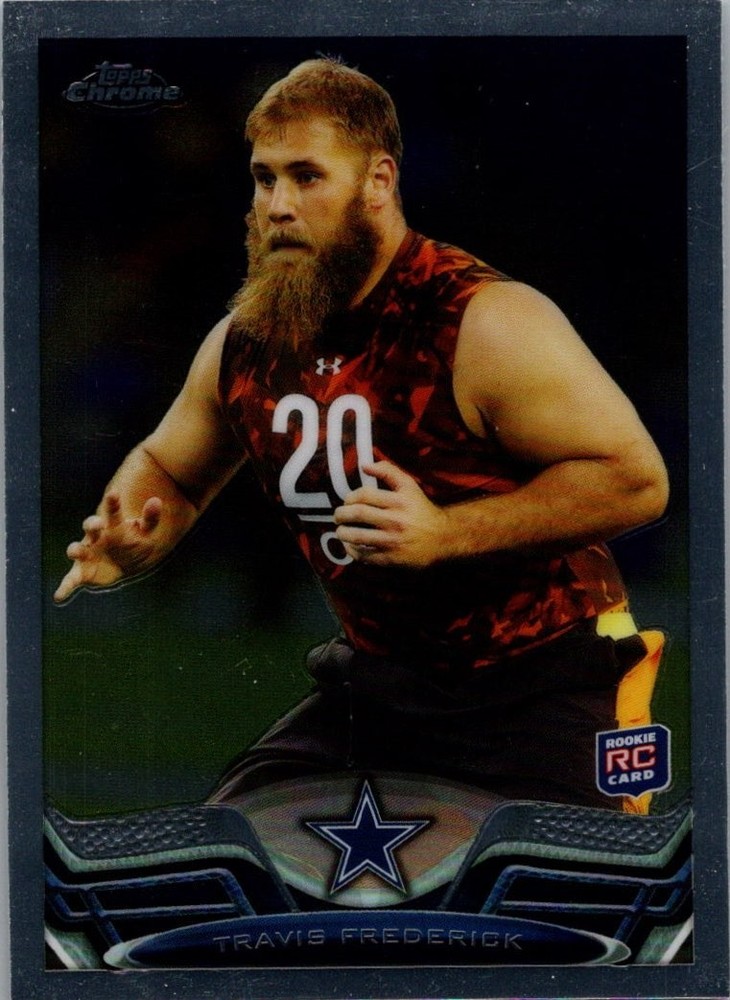 2013 Topps Chrome – Travis Frederick #157 (RC) Dallas Cowboys
