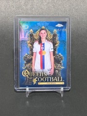 2025-26 Topps Chrome Womens UEFA #QF-18 Jule Brand Queens of Football Blue /150
