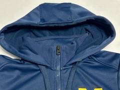 Port Authority University Michigan Wolverines Women&rsquo;s Full-Zip Hooded Jacket Sm
