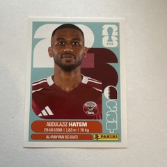 Panini FIFA World Cup 2026 Soccer Sticker QAT 15 Abdulaziz Hatem Portrait