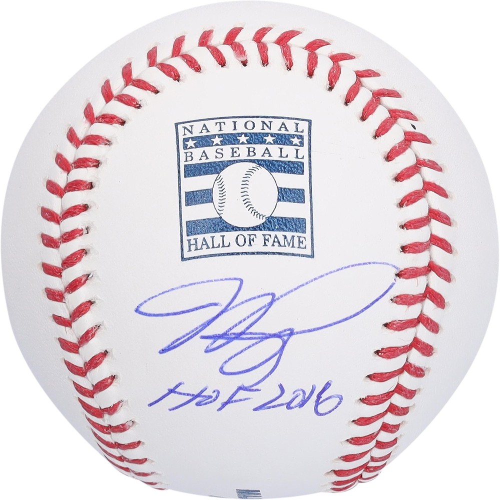 Mike Piazza NY Mets Signed Hall of Fame Logo Baseball w/HOF 16 Insc