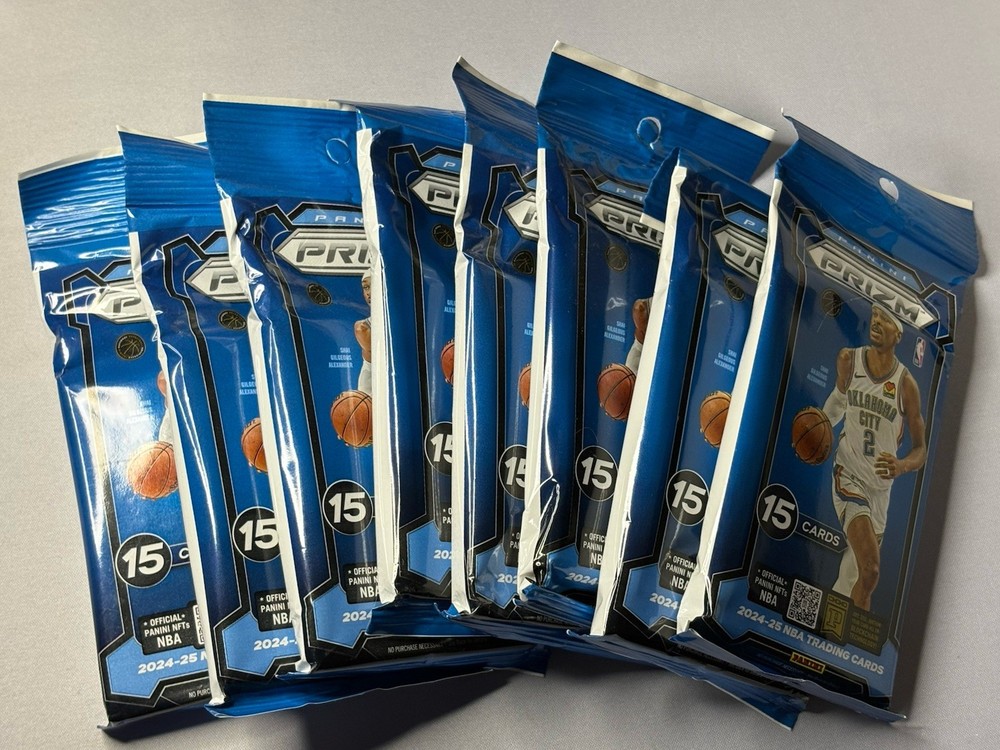 2024-25 Panini NBA Basketball Prizm Jumbo Value Cello Fat Pack Sealed