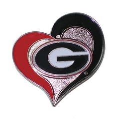 Georgia Bulldogs Lapel Pins About 1&Prime; Tall NCAA Licensed Choose your designs