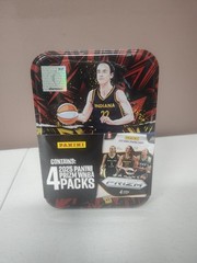 Caitlin Clark 2025 WNBA Panini Prizm Packs Collectible 4 Pk Tin Brand New Sealed