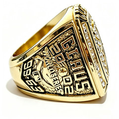 MLB 2002 Anaheim Angels World Series Championship Ring-Glaus-SZ11