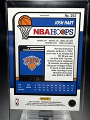 2023-24 Panini Nba Hoops Premium Stock – Josh Hart #262 Purple Ice 91/149