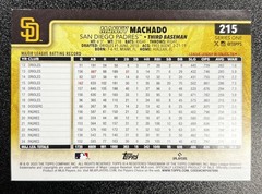 Manny Machado 2025 Topps Series 1 Golden Mirror Image Variation SSP #215 Padres