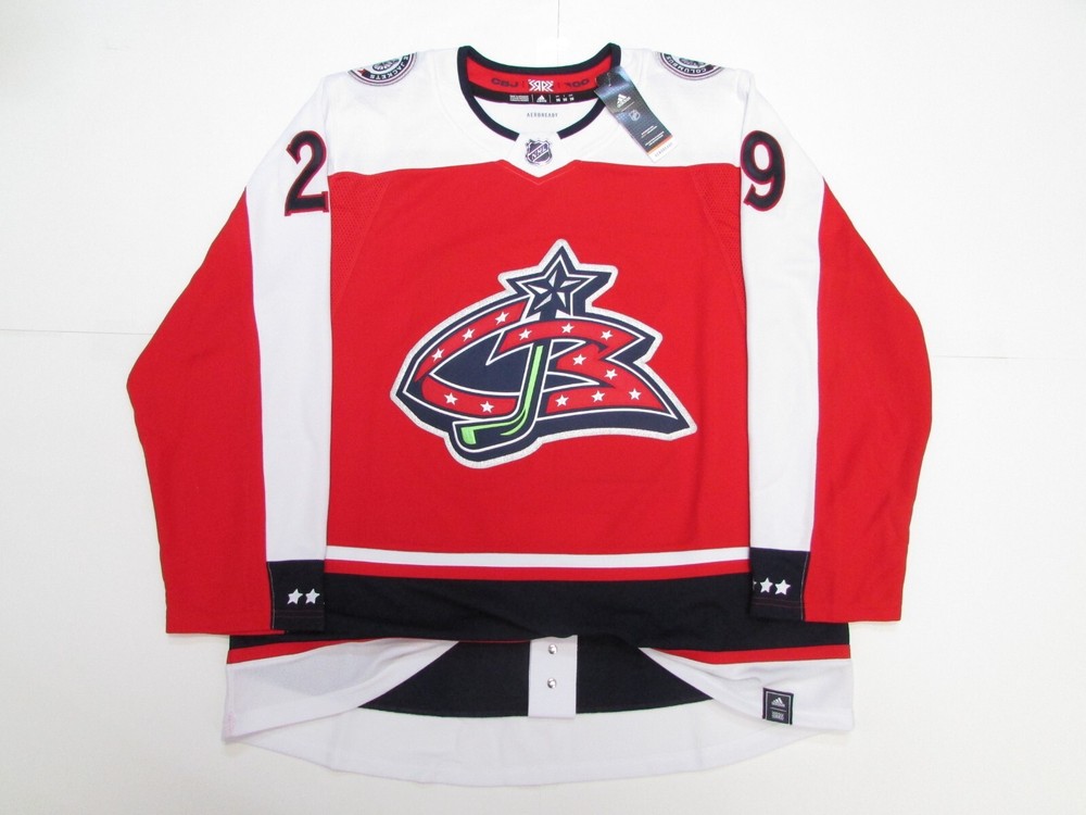 COLUMBUS BLUE JACKETS ANY NAME / NUMBER AUTHENTIC ADIDAS REVERSE RETRO JERSEY