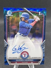 2023 1st Bowman Gleider Figuereo Blue Refractor Auto/150 #CPA-GF Rangers 🔥🔥📈