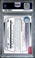 2025 Bowman Chrome Eduardo Quintero HTA Choice Refractor 1st RC Auto /150 PSA 9