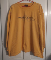 Jansport Notre Dame Fighting Irish 1842 Gold Long Sleeve Shirt, XL