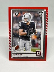Jack Bech 2025 Donruss Rookies & Highlights Red /49 Raiders #DRH-22