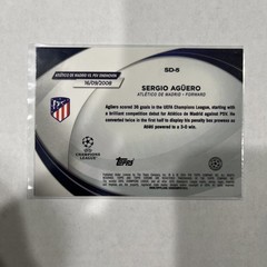 2023-24 Topps Chrome UEFA Club Competitions Starball Debuts Sergio Aguero #SD-5