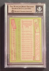 1985 Topps #627 Eric Davis Signed Rookie Card Autograph RC Auto BGS BAS
