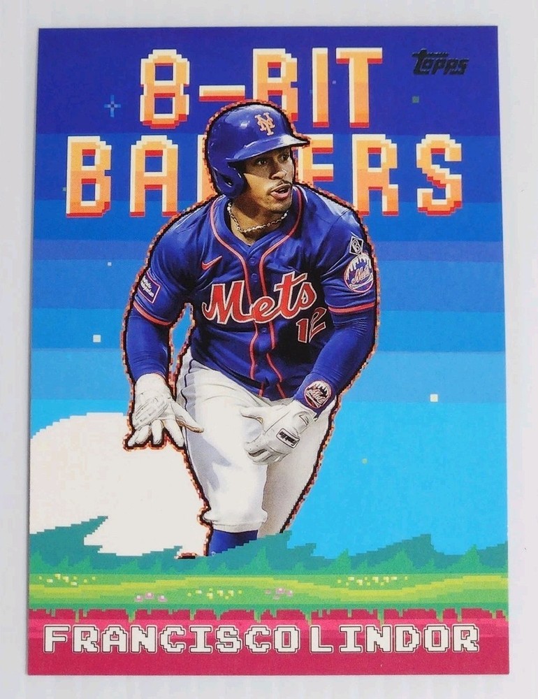 2025 Topps Series 1 Celebration Francisco Lindor #8B-20 8-Bit Ballers