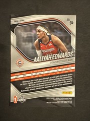 Aaliyah Edwards Orange Cracked Ice 2025 Panini Prizm WNBA #94 Connecticut Sun