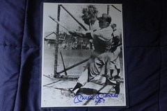 Mickey Mantle New York Yankees Baseball Autographed 11×14 HOF Photo PSA GR10