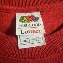Driven By Instinct Racing Graphic T Shirt Red XL Fruit Of The Loom Lofteez