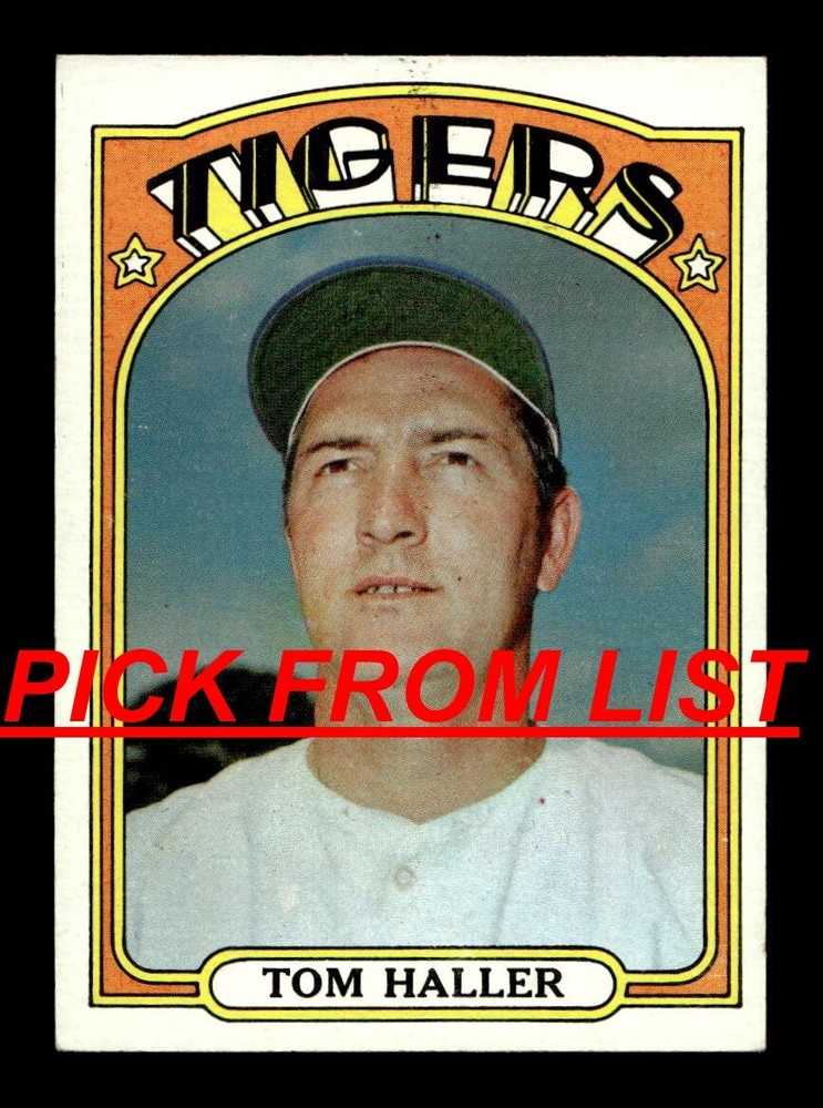 1972 Topps 3-199 EX/EX+ Pick From List All PICTURED