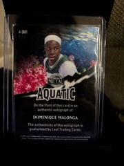 Leaf 2025 Metal Women of Sport Aquatic Dominique Malonga Auto A-DM1 1/1