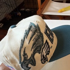 Sports Specialties Philadelphia Eagles NFL Snapback Hat Cap One Size White/Green