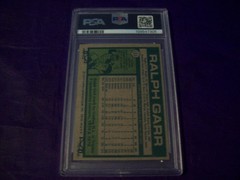 1977 TOPPS #133 RALPH GARR PSA 9