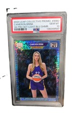 Cameron Brink 2024 Leaf Collective Promo Blue Shimmer