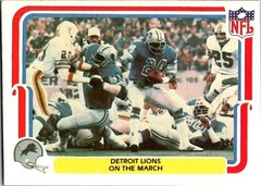 1980 Fleer DETROIT LIONS #17 VG
