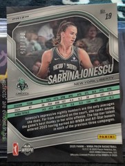 2025 Panini Prizm WNBA – Purple Seismic Wave – Sabrina Ionescu – /175