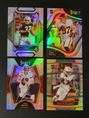 2021 Select Football SILVER PRIZMS with Rookies You Pick the Card