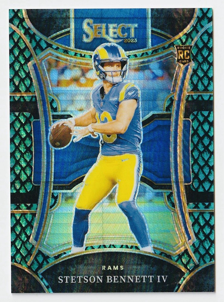 2023 Panini Select #456 Stetson Bennett IV Suite Dragon Scale 23/70 Rams