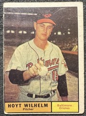 1961 TOPPS HIGH # HOYT WILHELM (BALTIMORE ORIOLES) #545 G/VG OC