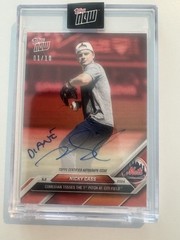2024 TOPPS NOW #150D NICKY CASS NY METS RED AUTOGRAPH « DIANE » 01/10