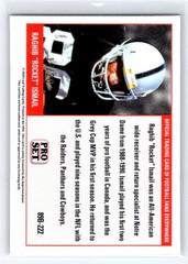 2024 Leaf Collective Raghib Ismail #/20 1989 Pro Set Shimmer Light Blue #89B-222