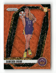 2024 Panini Prizm WNBA Cameron Brink #143 Orange Velocity Lazer Rookie Card RC