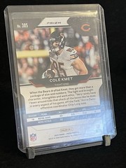 Panini 2020 Panini Prizm Cole Kmet RC Lazer Prizm #305 Chicago Bears