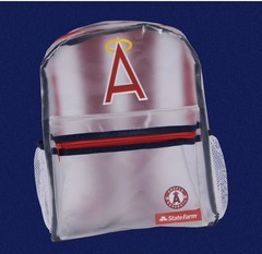 Los Angeles Angels Throwback Clear Backpack SGA 7/20/26