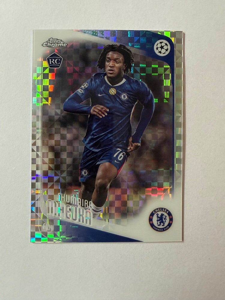2025-26 Topps Chrome UEFA Club Competitions #32 Shumaira Mheuka X-Fractor