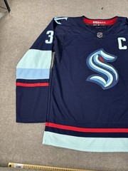 NWT Adidas Seattle Kraken Authentic NHL Home Hockey Jersey Size 54 Navy Blue