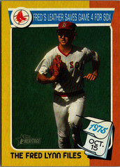 2024 Topps Heritage Fred Lynn Files #FLF7 Fred Lynn Boston Red Sox