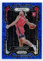 2023-24 Panini Prizm Blue Sparkle 137/144 Cam Whitmore #129 Rookie RC 1ve0
