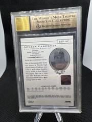 2006 Bowman Sterling Prospects Adrian Cardenas #BSP-AC (AU, RC) BGS9.5